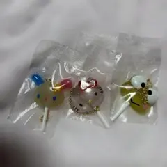 サンリオ　カラフルキャンディチャーム　ウサハナ　ハローキティ　けろけろけろっぴ