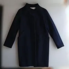 GIANNI LO GIUDICE ネイビー ロングコート サイズ36