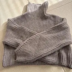 lawgy ラウジー　ブラウン ハイネックセーター