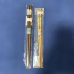 未使用 スヌーピー木製箸2膳セット　日本製
