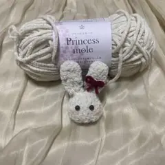 プリンセスモール あみぐるみ 編み物 ハンドメイド うさぎ キーホルダー