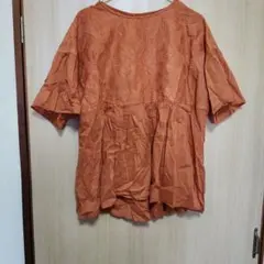 チャイハネෆ˚*刺繍切替 チュニック オレンジのサムネイル