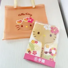 サンリオ 日焼けハローキティ バックミラーカバー ヒョウ柄 新品未開封