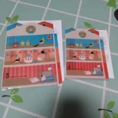 3ポケットクリアファイル インコ A5 A6サイズ
