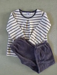 M*I様 PETIT BATEAU ストライプ パジャマ 4ans