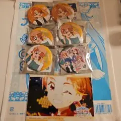 キュアウィング　夕凪ツバサ　缶バッジ 水たまりステップ ひろがるスカイプリキュア