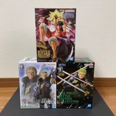 ワンピース　ルフィ　ゾロ　フィギュア 出航　バトルレコード【新品未開封品】美品のサムネイル