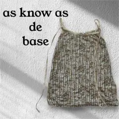 AS KNOW AS DE BASE 花柄 ストライプ キャミソールのサムネイル