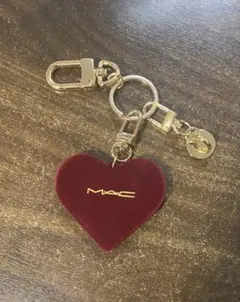 希少】PRADA プラダ ハート型レザーキーホルダー ブラック