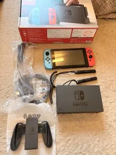 Nintendo Switch ネオンレッド/ネオンブルー 本体　箱付き