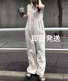 MEDI GRUNGE DENIM WIDE ROMPERSのサムネイル