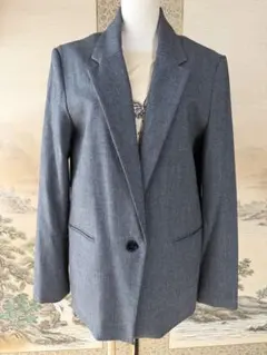 Bershka グレー　秋ジャケット