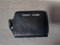 TOMMY JEANS ブラック 二つ折り 財布