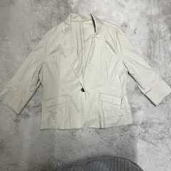 テーラードジャケット 5L ライトベージュ