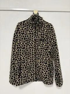 PUMA ヒョウ柄 フリースジャケット XS