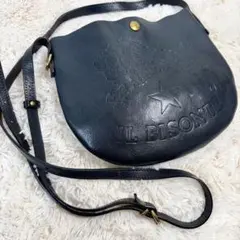 イルビゾンテ　ショルダーバッグ　ロゴ型押し　ポシェット ミニショルダー
