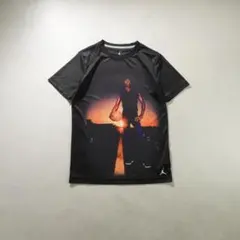 美品 Air JORDAN 人物プリント ドライフィット半袖Tシャツ/VW44