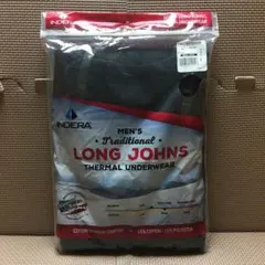 新品 INDERA インデラミルズ サーマル長袖 ブラック 黒 M