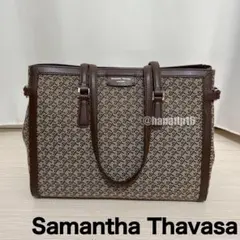 Samantha Thavasa サマンサタバサ ST ジャガード トートバッグ