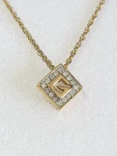 値下げ GIVENCHY Gロゴ ラインストーン ネックレス ヴィンテージ