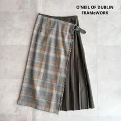 オニールオブダブリン 別注 Combo Modifiedアシンメトリースカート