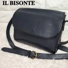 IL BISONTEイルビゾンテ 被せメッセンジャークロスボディショルダーバッグ
