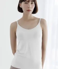バンビウォーター ナイトブラ キャミ ホワイト