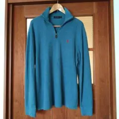 POLO RALPH LAUREN ハーフジップ ニット M
