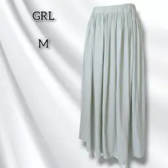 グレイル 【M】 スカート ロング丈 ウエストゴム フレアシルエット 裏地付き