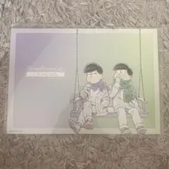 おそ松さん/blanc/ブランコ/チョロ松/一松/A4イラストカード