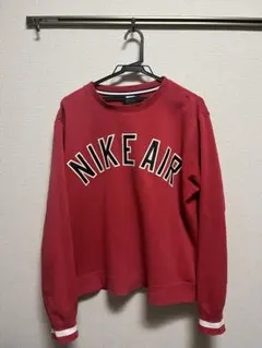 NIKE AIR ロゴ スウェット Lレッド