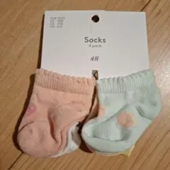 新品未使用　H&M ベビー靴下 4足