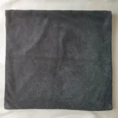 無印良品　ネイビー クッションカバー 約55cm x 59cm