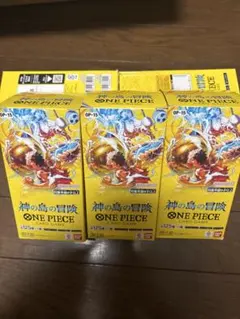 ワンピースカードゲーム 神の島の冒険 4BOX テープ付き - メルカリ