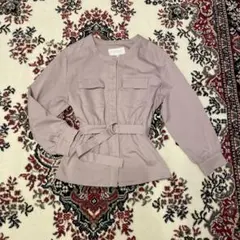 PROPORTION BODY DRESSING ピンクグレーシャツ