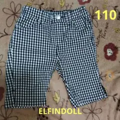ELFINDOLL CLASSIC ギンガムチェック ハーフパンツ 110