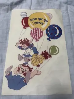 Raggedy Ann Andy ラガディ アン アンディ　アイロンプリント