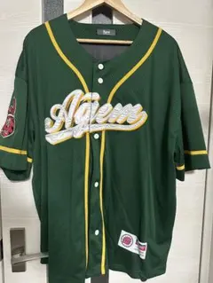 Agem ジャージ グリーン 81 TIMEOVER ベースボールシャツ