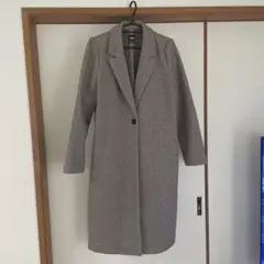 ZARA ベージュ ロングコート シングルボタン