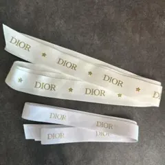 み*ん様 Dior ホワイトリボン ゴールドロゴ　2種