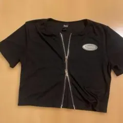 クロップド丈 Tシャツ