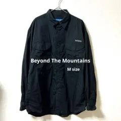 Beyond The Mountains 黒 長袖シャツ　M 　24A364