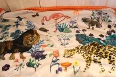 ナタリー・レテ ダブルレイヤーブランケット Jungle-Beige