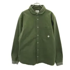 ジムマスター シャツジャケット M ダークグリーン ストレッチ メンズのサムネイル