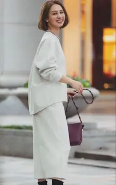 ホワイト セットアップ Sサイズ ポリエステル100%