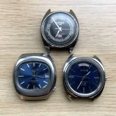 シチズン　フェイス　コスモトロン　セブンスター　ジャンク品　3点セット