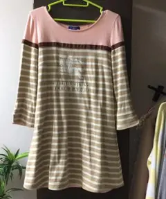 BURBERRY BLUE LABEL  無地 ひざ丈ワンピース