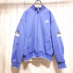 90s 00s NIKE ナイキ 銀タグ トラックジャケット パープル Ｍサイズ