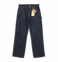 ウォバッシュストライプ　ワークパンツ