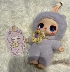 Liila’s Lucky Cat ぬいぐるみ リラちゃん　パープル　紫